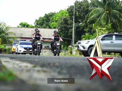 Polres OKI melaksanakan Simulasi Sspamkota