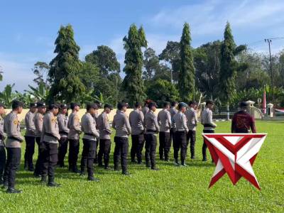 POLRES OKU SELATAN MELAKSANAKAN LATIHAN DALMAS