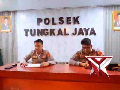 1 Rapat staf dan anev kinerja polsek tungkal jaya - PoliceTube
