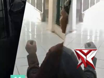 Sat tahti Polres Musi Rawas dampingi ustadz Abdul Somad berikan ceramah kepada tahanan