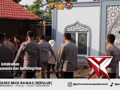 Kegiatan rutin yang di laksanakan anggota polres musirawas