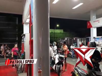 Polsek wiyung laksanakan ptaroli SPBU