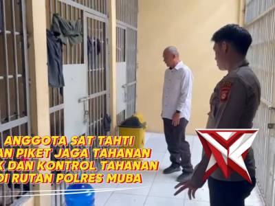 ,,Anggota sat tahti dan piket jaga tahanan cek & kontrol tahanan - PoliceTube