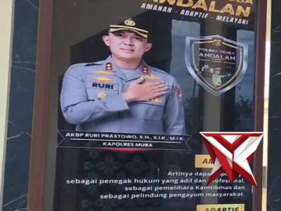 Apel pagi Polsek babat Toman ..??