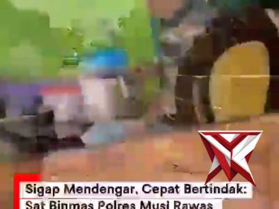 Kapolda Sumsel IJP DR. Sandi N-Kapolres Musi Rawas-Laks Prog Kapolda Sambang dan