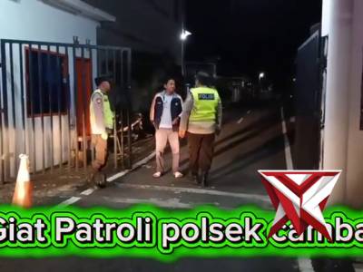 PATROLI KAMTIBMAS POLSEK CAMBAI POLRES PRABUMULIH - PoliceTube