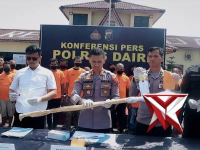 Polres Dairi Paparkan Hasil Ungkap Kasus Narkoba, 43 Tersangka Diamankan