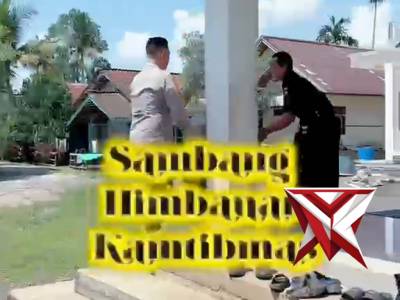 SAT  BINMAS POLRES MUSI RAWAS MELAKUKAN SAMBANG HIMBAUAN KAMTIBMAS