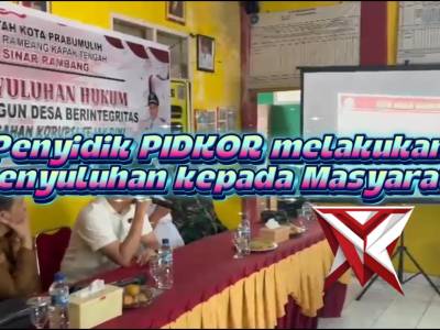 PENYULUHAN PIDKOR SAT RESKRIM POLRES PRABUMULIH - PoliceTube