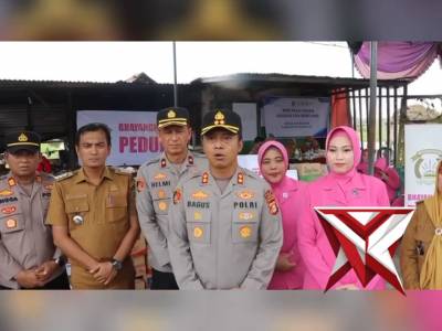 Wujud kepedulian nyata ditunjukkan melalui sinergi antara Polres Ogan Ilir, Bhayangkari, dan Baznas