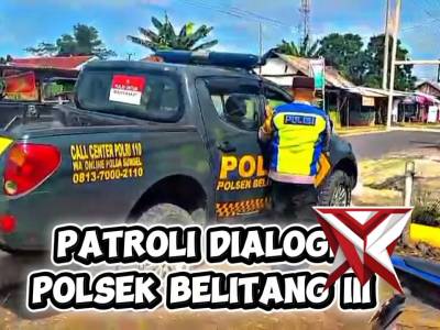 Patroli dialogis Polsek Belitang III - PoliceTube