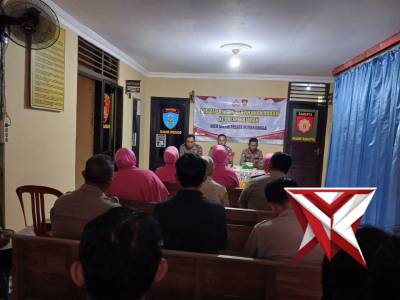 Personel Polsek Pengadegan dan Bhayangkari Mengikuti Penyuluhan Hukum