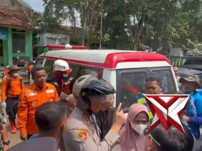 Telah ditemukan korban yang sebelumnya dilaporkan terbawa hanyut di Sungai Ciapus.