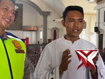 Cek Kesiapan Jumat Agung, Kapolres Mura Sambangi Gereja Santa Maria G1 Mataram