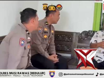 Kapolda Sumsel IJP DR. SANDI NUGROHO-Kapolres Mura-Sat Binmas Jalin Silahturahmi dengan masyarakat