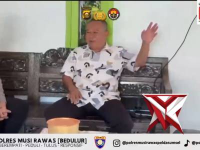 SILATUHRAHMI KAPOLRES MUSI RAWAS DENGAN PAGUYUPAN NGAPAK MUSI RAWAS
