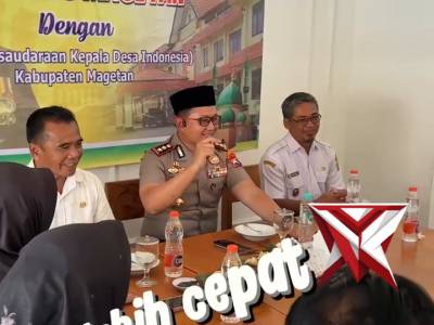 Silaturahmi dan halal bihalal Kapolres Magetan