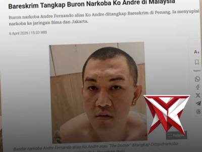POLRI TANGKAP BURON NARKOBA KO ANDRE DI MALAYSIA