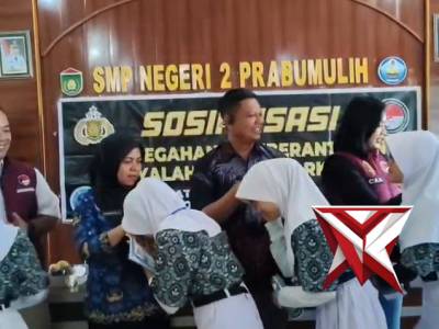 Sosialisasi Pencegahan, pemberantasan penyalahgunaan Narkotika