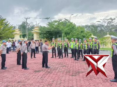 Pengecekan apel fungsi personil polres pali - PoliceTube