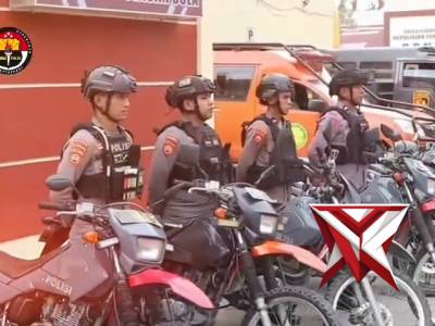Polres Kepulauan Sula menggelar Apel Gelar Pasukan Operasi Ketupat Kieraha 2026 - PoliceTube