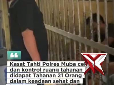 KASAT TAHTI POLRES MUBA MELAKSANAKAN CEK TAHANAN (SM7)