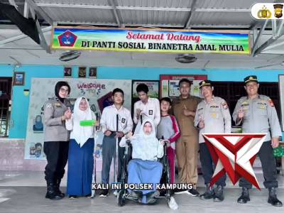 *Sinergi Polresta Bengkulu dengan Pelindo, Kembali Salurkan Kursi Roda*