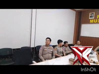 Siwas Polres Musi Rawas bersama Personil terkait Zoom Meeting Rakerwas