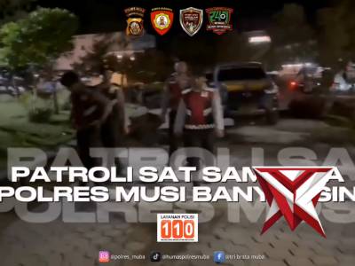 Patroli Sat Samapta Polres Musi Banyuasin LT1