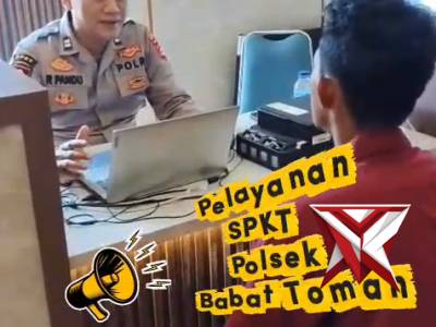 PELAYANAN SPKT POLSEK BABAT TOMAN ? - PoliceTube