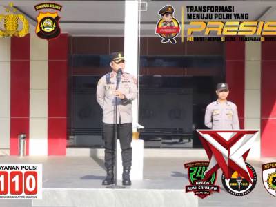 PENGAWASAN PIMPINAN BERSAMA SEKSI PENGAWASAN KEPADA PERSONIL POLRES MUARA ENIM