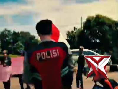 *Pengamanan Humanis, Wujud Kepedulian Polsek Muara Beliti di Tengah Aksi Unjuk Rasa* - PoliceTube