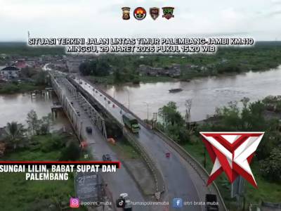 Situasi Jalan Lintas Timur Palembang - Jambi 1