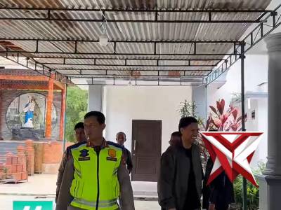 Cek Kesiapan Jumat Agung, Kapolres Mura Sambangi Gereja Santa Maria G1 Mataram