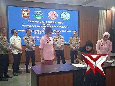 Penandatangan MoU SPPG Polres Lubuk Linggau