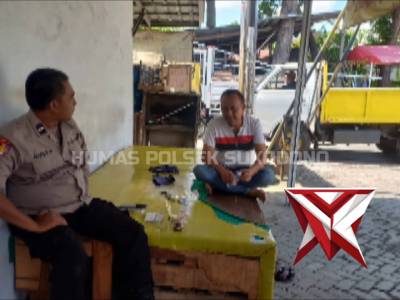 Antisipasi Gangguan Kamtibmas, Polsek Sukodono Lakukan Patroli Dialogis Dengan Warga