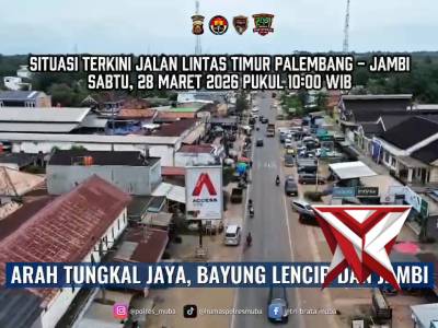 Situasi terkini jalan arah sungai lilin,.babat supaya dan Palembang 10 - PoliceTube