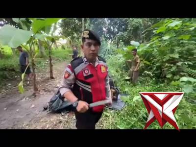 Pembongkaran terhadap pondok narkoba yg berada di perkebunan warga Desa Terusan Menang Kec. SP Padan