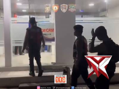 Sat samapta polres muba melaksanakan giat patroli antisipasi 3c & pastikan kondusifitas masyarakat