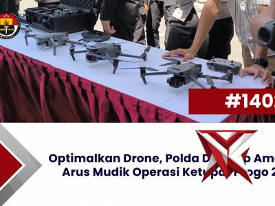 Optimalkan Drone, Polda DIY Siap Amankan Arus Mudik Operasi Ketupat Progo 2026 | Polda Jogja News #1