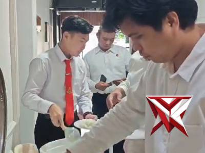 MAKAN BERSAMA DITRESKRIMSUS POLDA SUMSEL