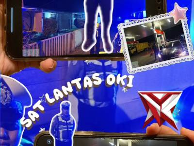 PATROLI MALAM SATLANTAS POLRES OKI