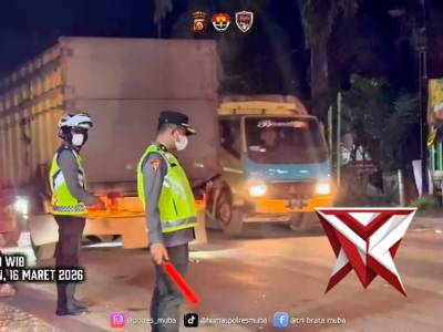 Pengecekan Jalintim oleh Kapolres Muba