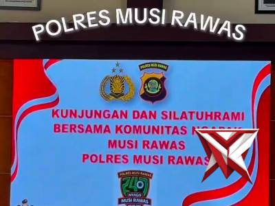 Musi Rawas - Bertempat di Mako Polres Musi Rawas, Kapolres Musi Rawas bersama Pejabat Utama menerima