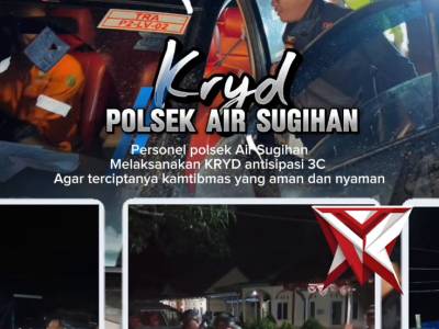Patroli humanis polsek air sugihan