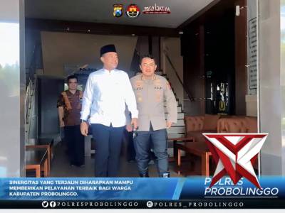 Kapolres Probolinggo menerima kunjungan silaturahmi Bupati Kabupaten Probolinggo