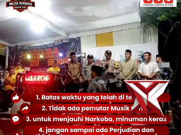 Himbauan pesta hajatan di Kel. Pasar Muara Beliti - PoliceTube