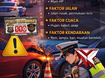 Himbauan kepada pengguna kendaraan dan jalan raya.