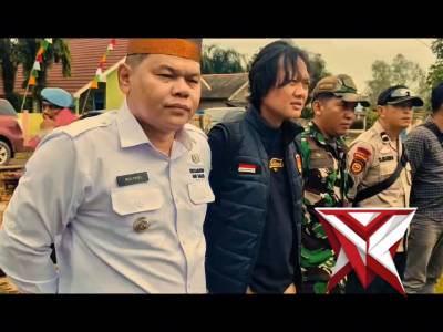 Pengaman pilkades Desa Sri Mulya Kec. Air Salek