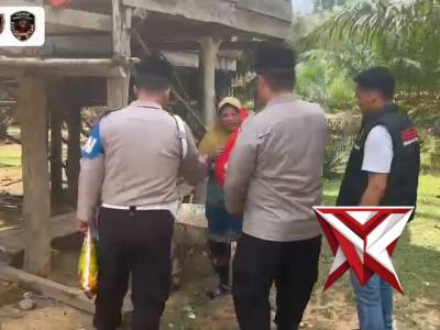 Jum'at barokah Polsek Barang Hari Leko Polres Muba